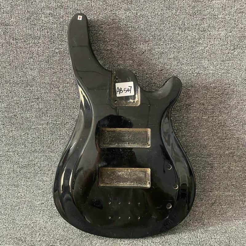 Black Solid Basswood Electric Bass DIY Project Body image 1