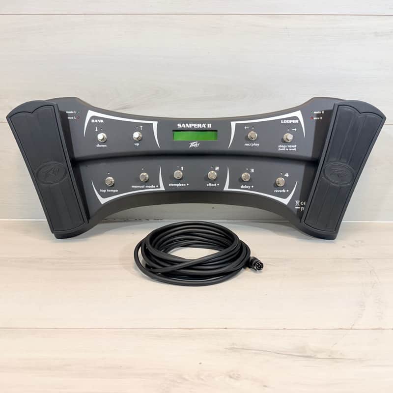 Peavey Sanpera II Vypyr Foot Controller – Multi-Effects Amp Controller w/ Cable & Expression Pedal image 1