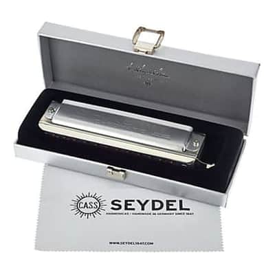 Seydel Saxony Solo Chromatic Harmonica, Key of Low D. New with Full Warranty! image 17