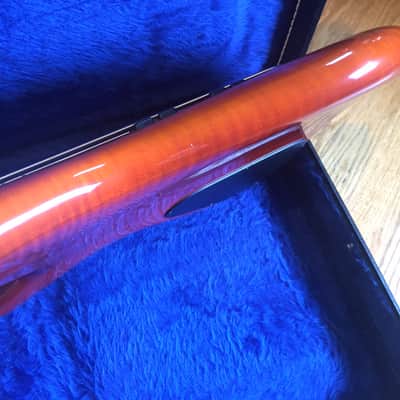 Early version Spector Euro 5 LX bass guitar flamed maple 5 string made in Czech Republic Make Offer! image 14