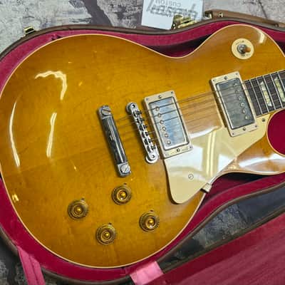 Gibson Custom Shop '58 Les Paul Standard Reissue Plain Top Lemon Burst VOS New Unplayed Auth Dlr 8lbs8oz #445 image 10
