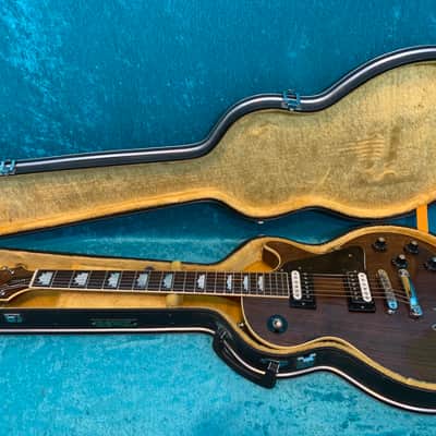 Rare vintage Ibanez 2350 CH Custom Les Paul 1975 Lawsuit- John 5 Motley Crue autographed Natural wood brown top maxon 70 pickups image 17