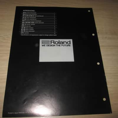 Roland collection Vintage New Product News Catalogs (1985/1986/1987) - Synthesizer Brochure/Catalog - Rare image 15