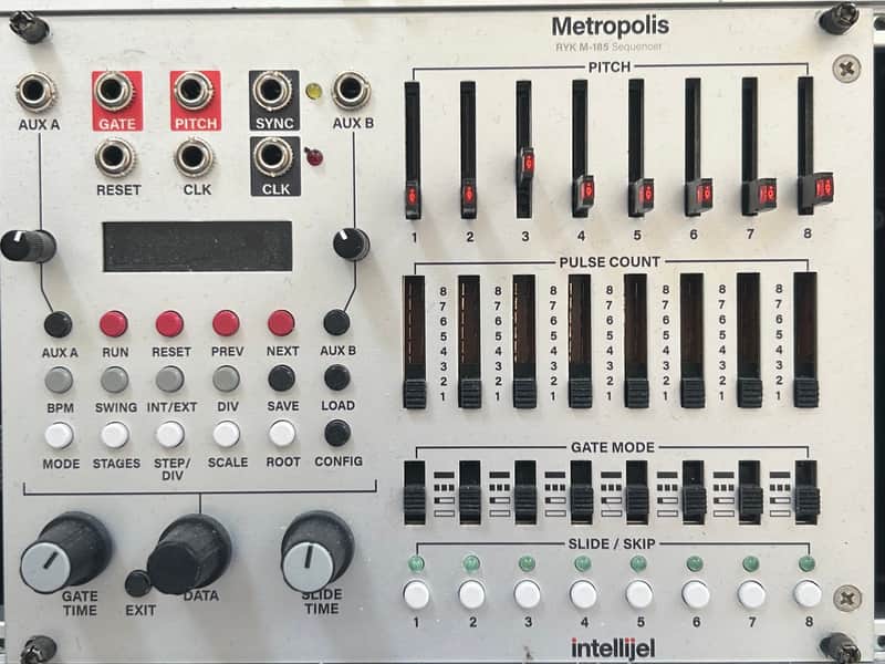 Intellijel Metropolis Complex Pitch / Gate Sequencer Eurorack Synth Module 2015 - 2020 - Silver image 1