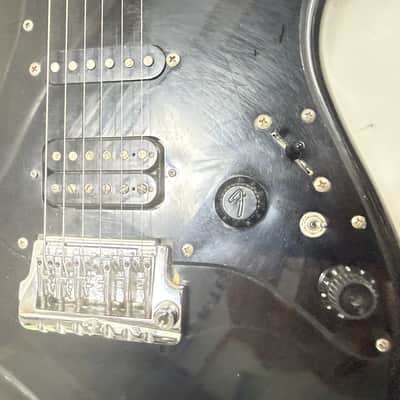 Vintage HSS Fender Contemporary Stratocaster 1986 Black Made in Japan image 12