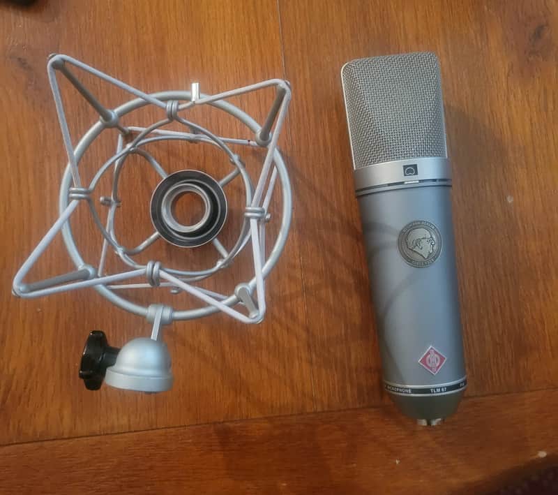 Neumann TLM 67 Large Diaphragm Multipattern Condenser Microphone 2008 - Present - Pearl Gray image 1