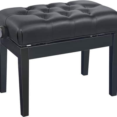 K&M 13963 Hydraulic Piano Bench - Gloss Black image 2