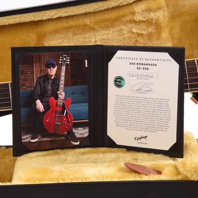 Epiphone Artist Joe Bonamassa Limited Edition Signature 1962 ES-335 Guitar - Sixties Cherry image 11