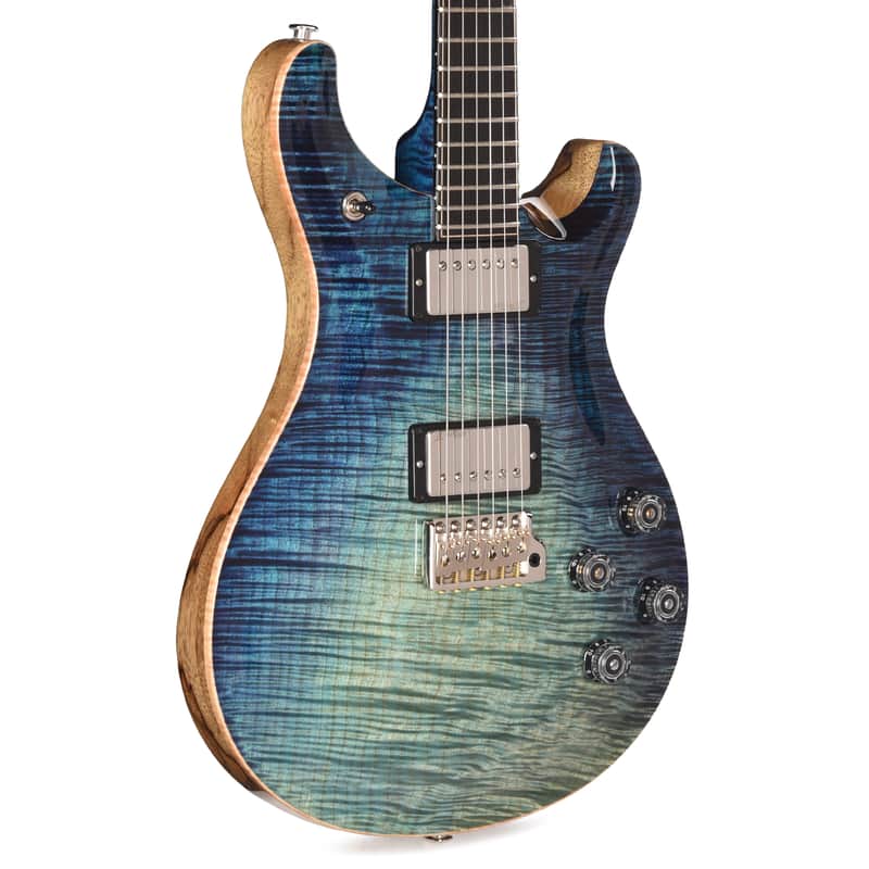 PRS Private Stock #12227 McCarty 594 One Piece Curly Maple/Black Limba Aqua Violet Dragon's Breath w/Birds of a Feather (Serial #0417615) image 1