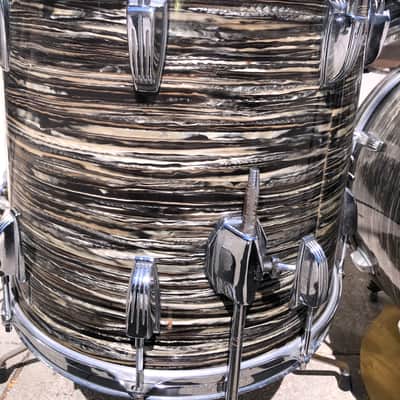 Holy Grail! Ringo Starr Ludwig Black Oyster Pearl 3 Piece Downbeat Drum Set image 6