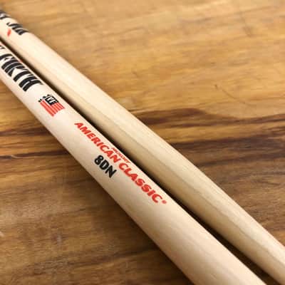 Vic Firth 8D American Classic Nylon Tip Sticks - Hickory (pair) image 4