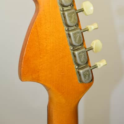 Vintage 1965 Fender Mustang Electric Guitar, Dakota Red w/ Case image 12