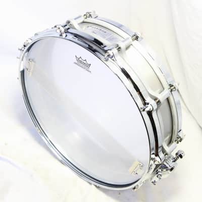 PEARL YA1435-2 Yukihiro Signature 14x3.5 Pearl Pearl Snare Drum Case included [06/13] image 8