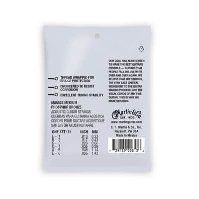 Martin Ma550 S Authentic Marquis Silked Medium Phosphor Bronze 13 56 image 2