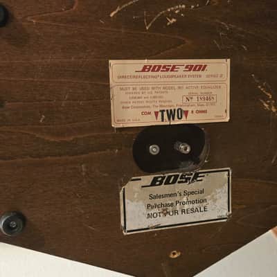 Bose 901 Series II with Tulip Stands and Rare Bose 550 Receiver and EQ image 24