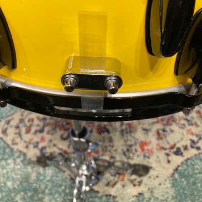 Gretsch - 14x5", Vineyard Custom Snare Drum, Signed by Fred Gretsch! 2006 - Yellow, Black Hardware image 11