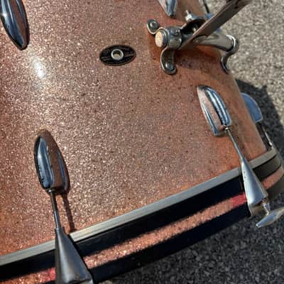 Vintage Slingerland 20” Bass Drum 1960’s - Pink Sparkle image 3