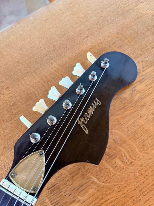 Circa 1963 Framus Strato Deluxe Factory Left Handed Rare Collector
