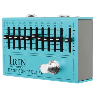 IRIN BAND CONTROLLER 10-Band EQ Pedal: Precision Tone Shaping for Bass & Guitar (True Bypass) image 1