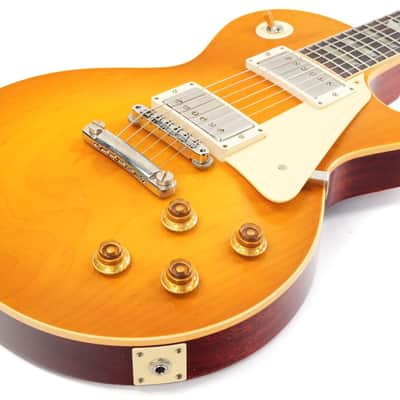 Gibson Custom Murphy Lab 1958 Les Paul Standard Lemon Burst Light Aged image 11