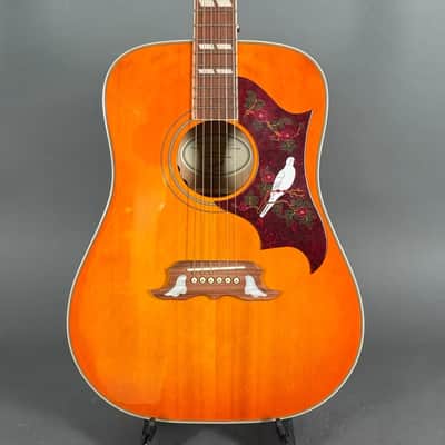 Epiphone Dove Pro Acoustikgitarre Tonabnehmer Vintage Burst - Vintage Burst image 6