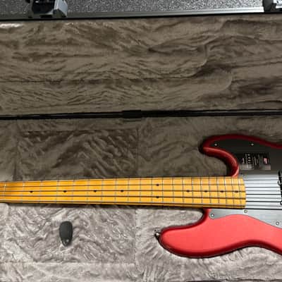 Fender American Ultra II Jazz Bass V Sinister Red image 11