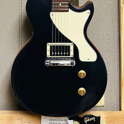 Gibson Les paul jr 2011 - Mercedes blue metallic image 1
