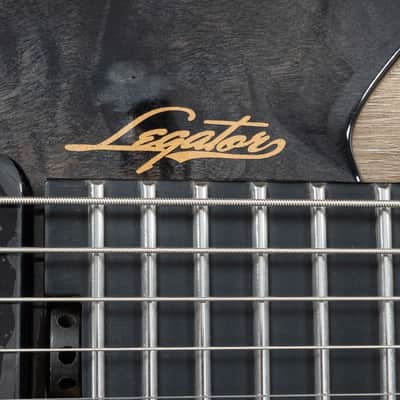 Mint Legator G7SS Ghost 7 Super Shred Headless 7-String Guitar, Ebony Fretboard, High Gloss Black Bu image 9