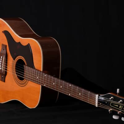 Vintage Left handed EKO Ranger 6 acoustic guitar with original case image 6