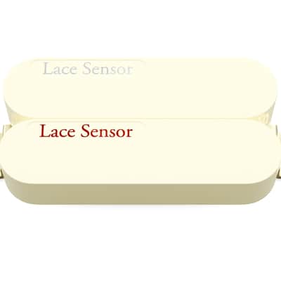LACE Sensor Dually Humbucker (Red/Silver) - Cream image 2