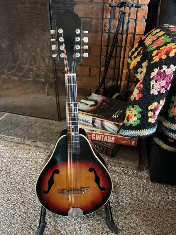 1970s Unbranded  A-Style Mandolin - Sunburst image 1