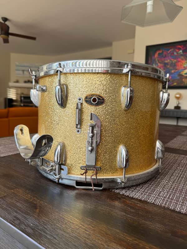 10”x14” 1957 Vintage Slingerland Parade Drum - Complete and Original image 1