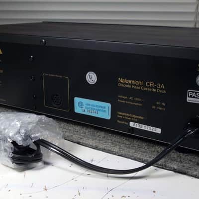 1989 Nakamichi CR-3A Discrete 3-Head Stereo Cassette Deck Completely Serviced, New Belts & Parts 07-23-2026 Excellent #526 image 6