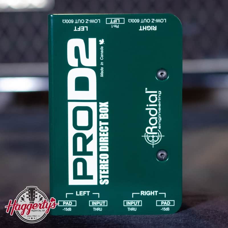 Radial Engineering ProD2 Stereo Passive Direct Box image 1