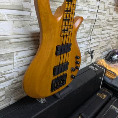 Schecter Riot-4 Session 4-String Active Bass 2023 - Aged Natural Satin image 6
