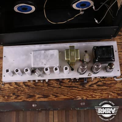 1968 Fender Vibrolux Reverb "Drip Edge" 2-Channel 35-Watt 2x10" Guitar Combo Silverface image 14