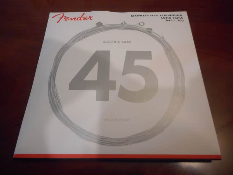 Fender 9050L Long Scale Stainless Steel Flatwound Bass Strings, 073-9050-403 image 1