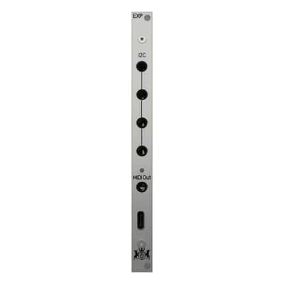 Michigan Synth Works EXP Eurorack Expander for F8R/XVI - USB C/ MIDI/ I2C (Silver) image 2