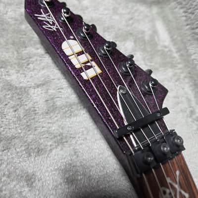 ESP LTD Kirk Hammett Signature KH-602 - Purple Sparkle w/ Hardshell Case image 9
