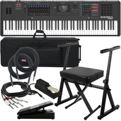 Kurzweil K2700 88-Key Music Workstation STAGE ESSENTIALS BUNDLE