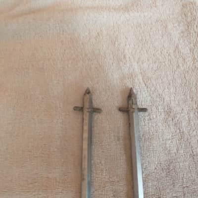 Rogers (2) Rogers bass drum legs spurs, holiday Cleveland era very clean image 2