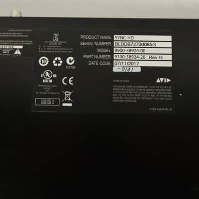 Avid SYNC HD Master Clock Unit image 12