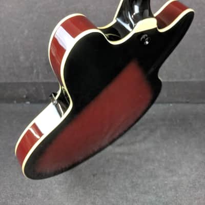 Canvas CSAS Semi-Hollow Electric Guitar Sunburst Finish Bild 11