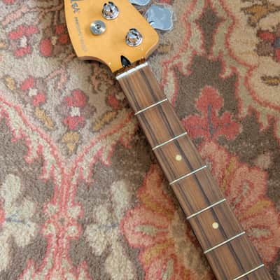 Left Handed Fender Player Plus PJ Precision Jazz Bass maple neck with pau ferro fret board and tuners 2022 image 3