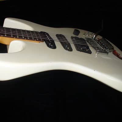 Kramer USA/Japan vintage 1980's Aged Vintage White image 7