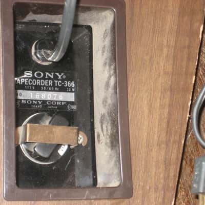 Sony TC-366 Open Reel Tape Recorder w/Cover, Untested, for PARTS/REPAIR image 7