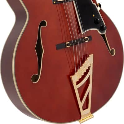 D'Angelico Excel EXL-1 Hollowbody Electric Guitar - Walnut Stain Limited Rare (already changed) image 3