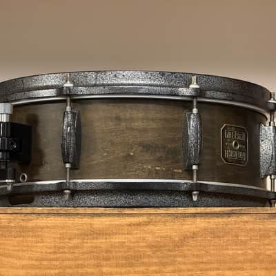 Gretsch Broadkaster Satin Ebony 5" x 14" Jasper Snare Drum image 5