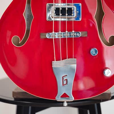 2012 Gretsch G5442BDC Double Cut Electromatic Bass - in Red image 10