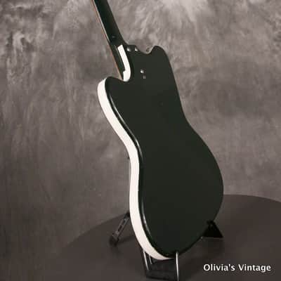 original 1967 Danelectro SLIMLINE DANE B3N 12-string DARK GREEN!!! image 20